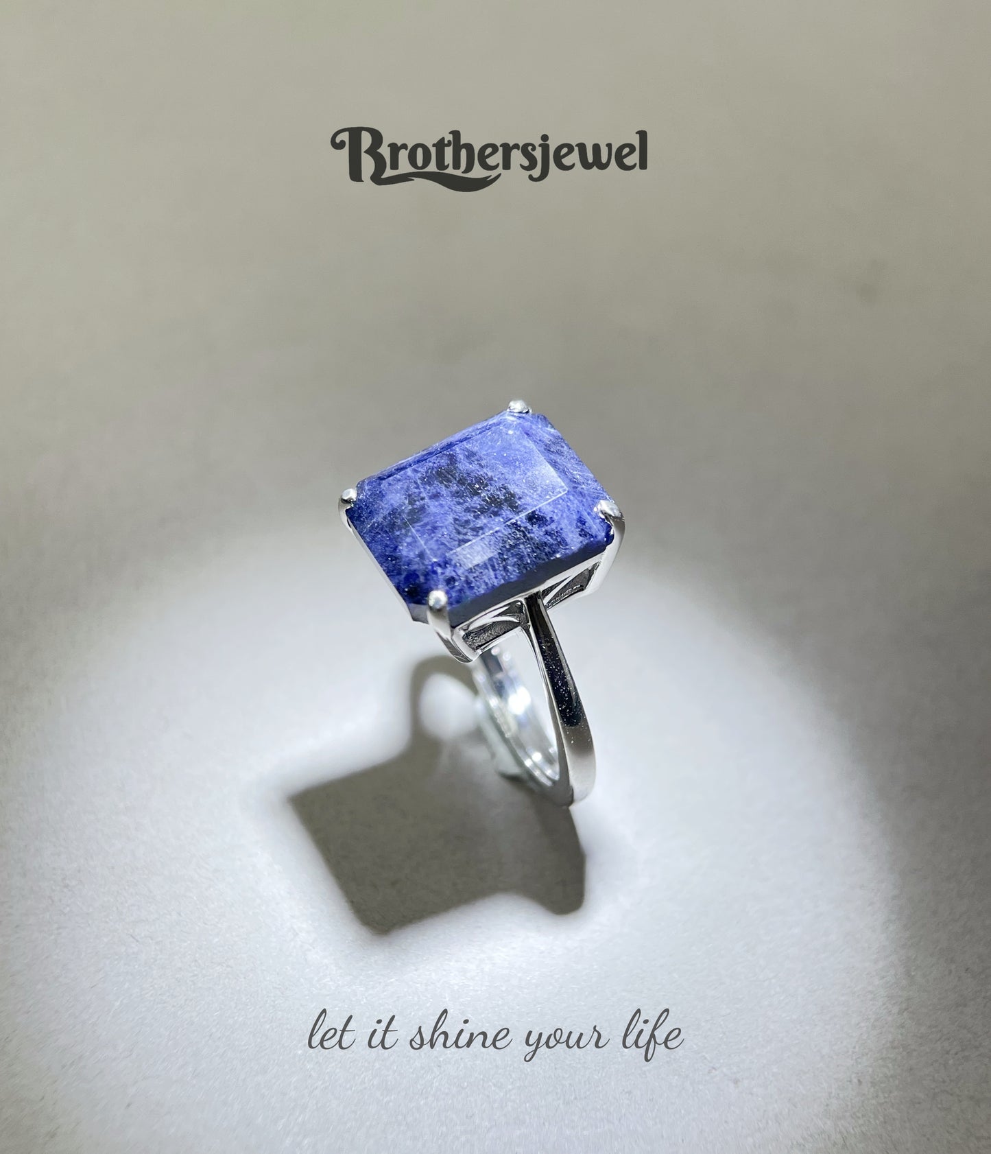 S925 Silver Natural Sapphire Ring N0085101