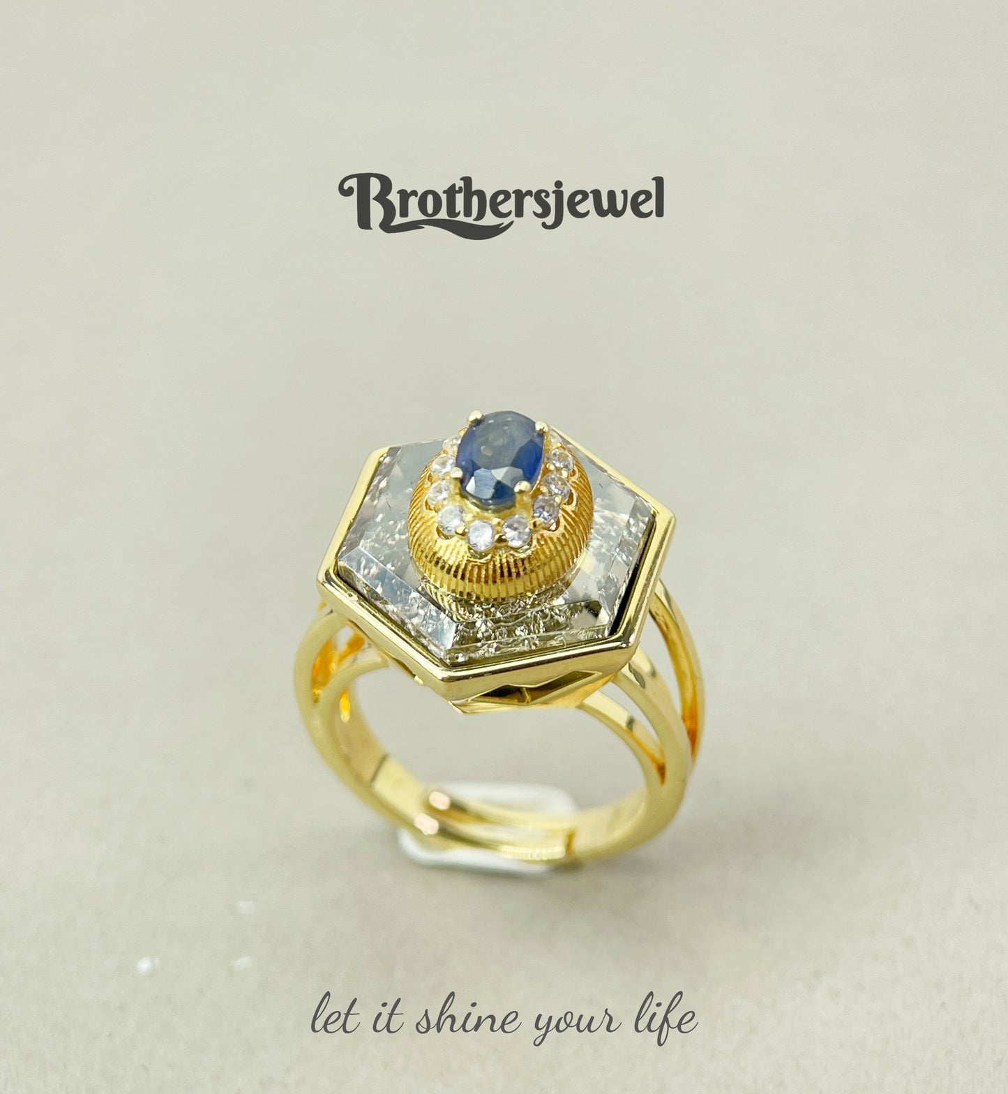 S925 Silver Natural Sapphire Ring L0139157