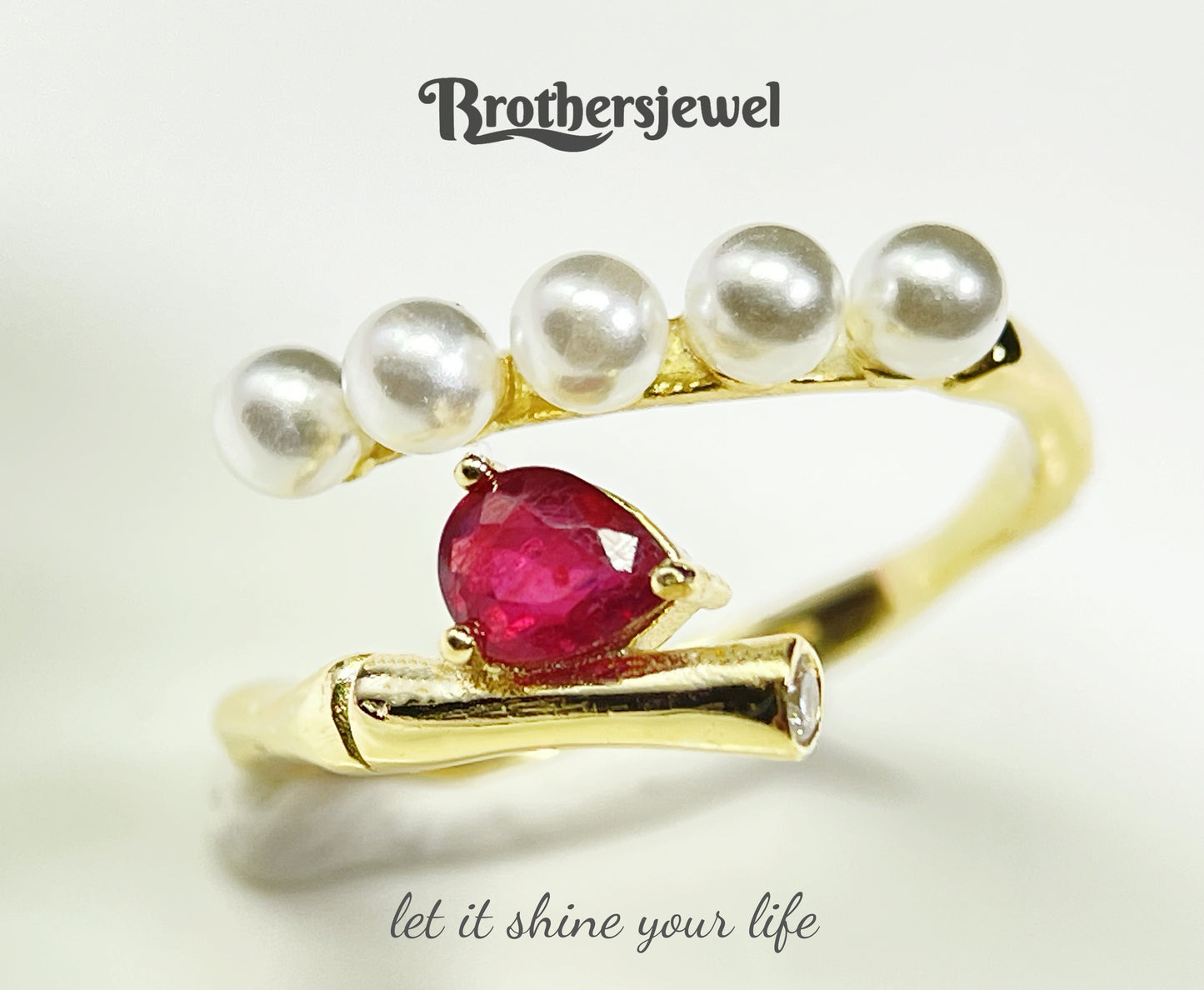 S925 Silver Natural Gorgeous Ruby Ring L0078176