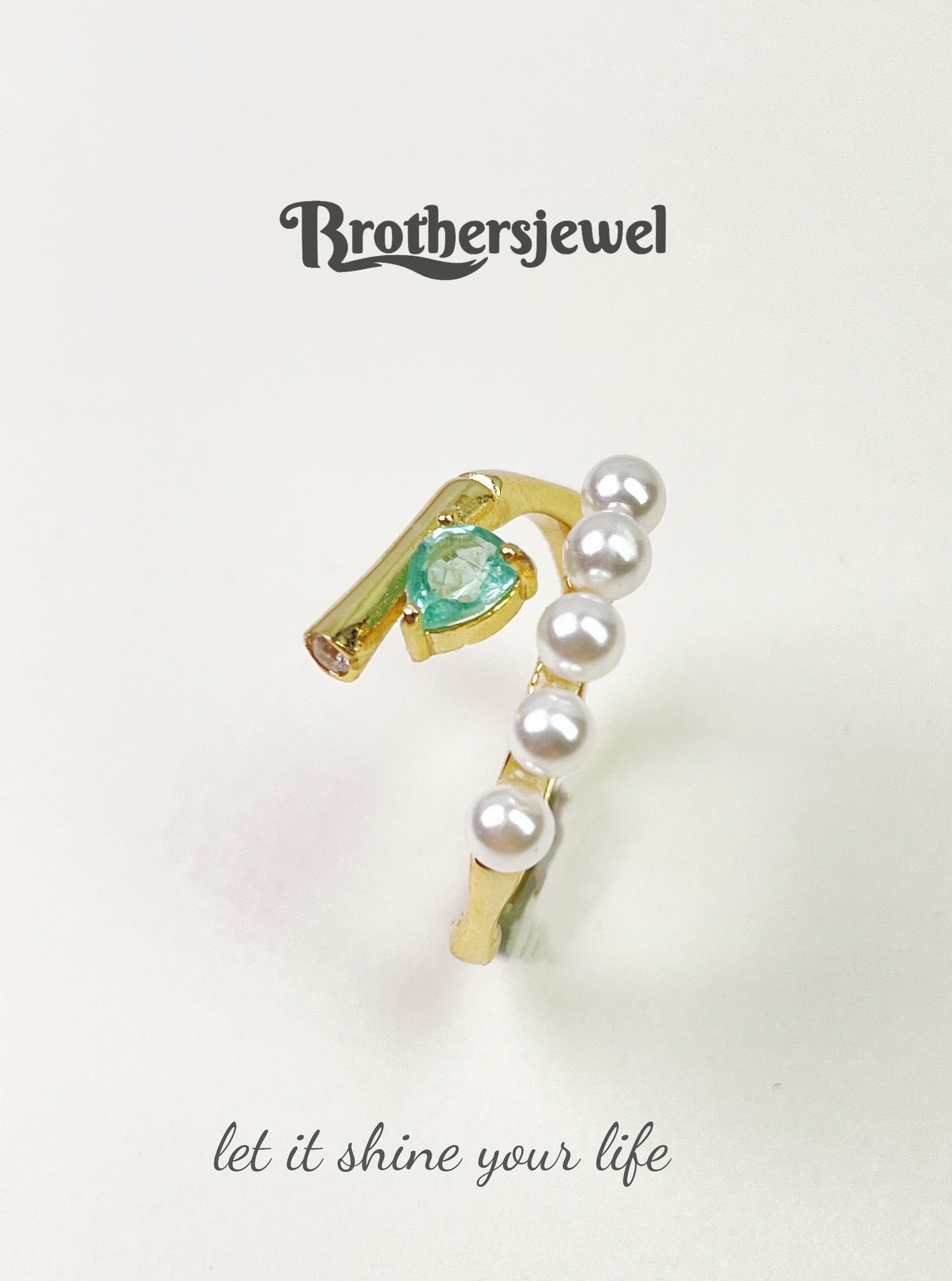 S925 Silver Natural Gorgeous Emerald Ring L0083189