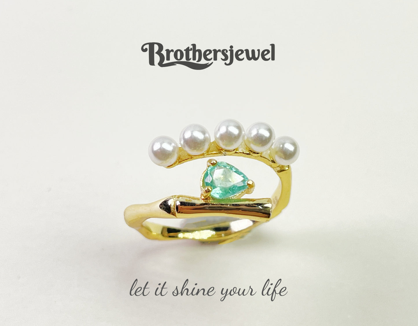 S925 Silver Natural Gorgeous Emerald Ring L0083189