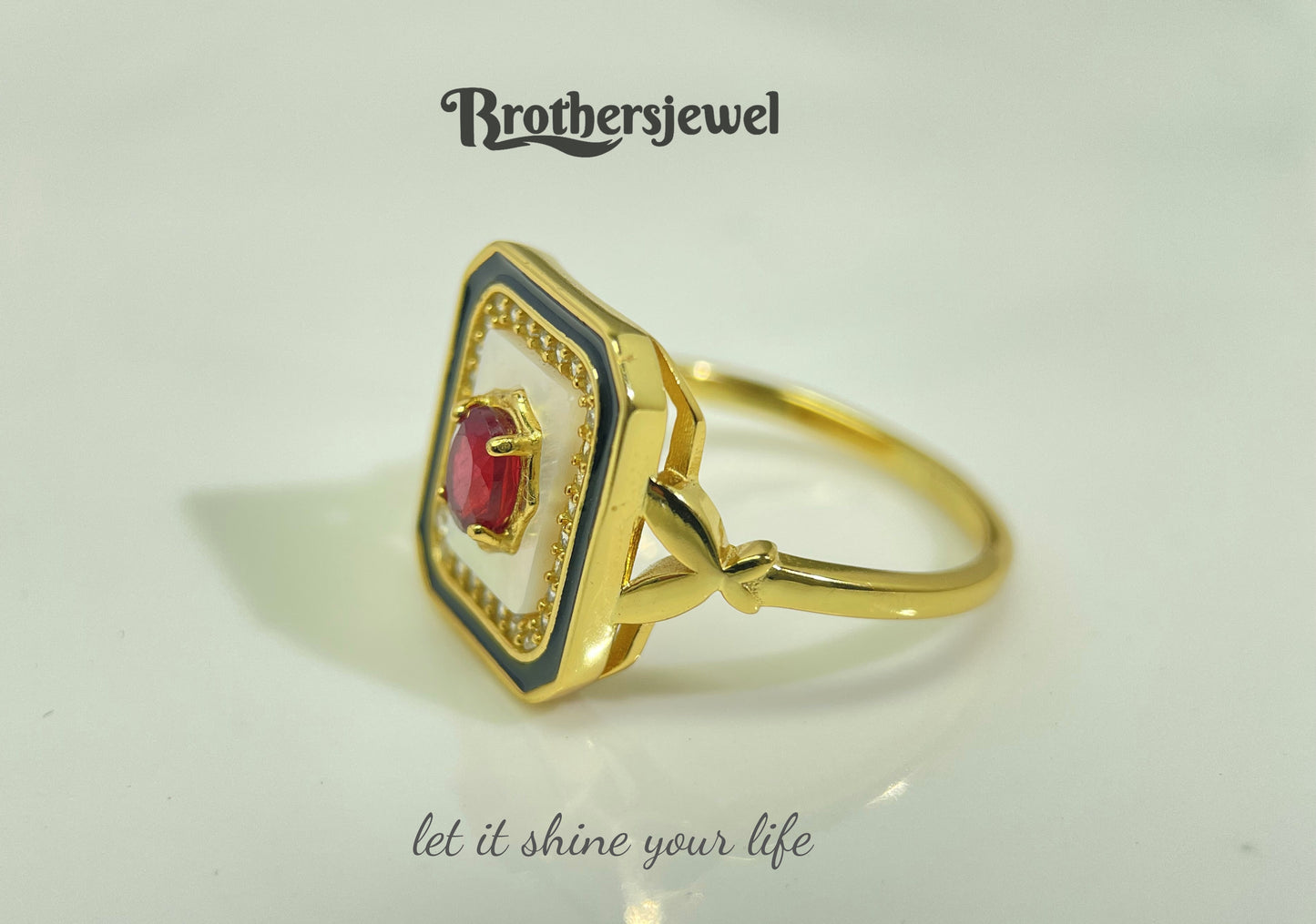S925 Silver Natural Gorgeous Ruby Ring L0093175