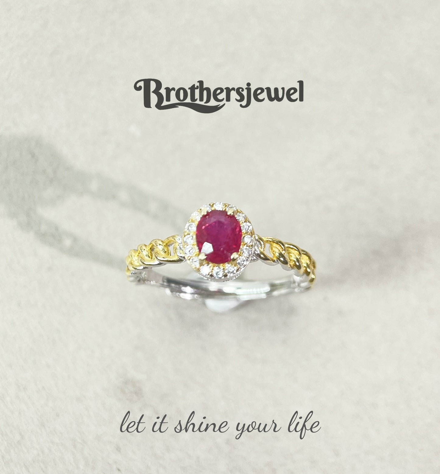 S925 Silver Natural Gorgeous Ruby Ring L0078179